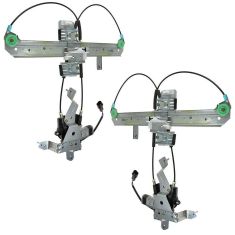 2004-02 Escalade, 2000-04 Tahoe, 2000-04 Yukon Pwr Wdw Regulator w/Motor Rear PAIR