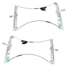 04-15 Nissan Titan; 04-15 Armada; 04-10 Infiniti QX56 Front Door Power Window Regulator w/o Mtr PAIR