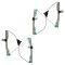 07-11 Nissan Altima, Altima Hybrid Power Window Regulator w/o Motor Front PAIR