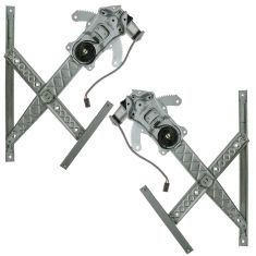 97-98 F150; 97-98 F250 (under 8500 GVW) Power Window Regulator w/Motor Front PAIR