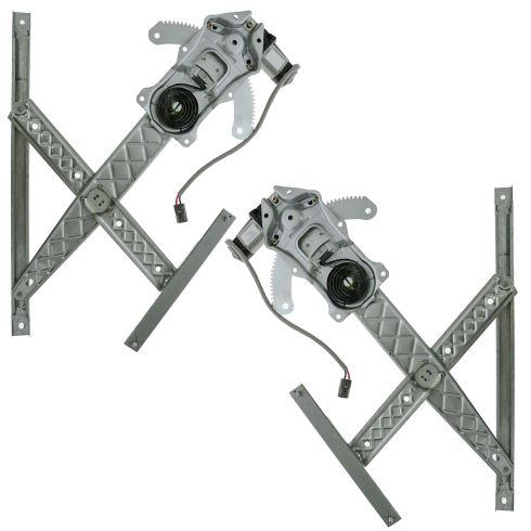 97-98 F150; 97-98 F250 (under 8500 GVW) Power Window Regulator w/Motor Front PAIR