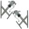 97-98 F150; 97-98 F250 (under 8500 GVW) Power Window Regulator w/Motor Front PAIR