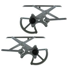 2003-09 Toyota 4Runner, Lexus GX470; 07-11 FJ Cruiser Pwr Wdw Reg w/o Motor Front PAIR