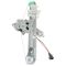 2005 (from 6/6/05)-08 Chevy Malibu Power Window Regulator w/Motor Rear PAIR