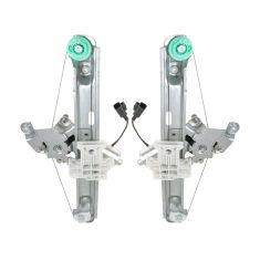 2005 (from 6/6/05)-08 Chevy Malibu Power Window Regulator w/Motor Rear PAIR