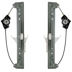 05-09 Chevy Equinox; 06-09 Buick Torrent Front Door Pwr Wdw Reg w/o Motor PAIR