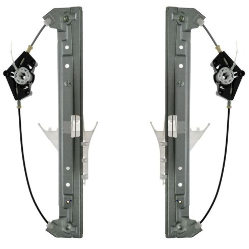 05-09 Chevy Equinox; 06-09 Buick Torrent Front Door Pwr Wdw Reg w/o Motor PAIR