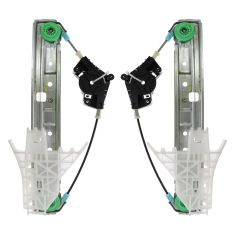 05-09 Chevy Equinox; 06-09 Buick Torrent Rear Door Pwr Wdw Reg w/o Motor PAIR