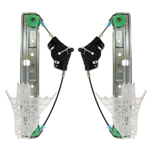 05-09 Chevy Equinox; 06-09 Buick Torrent Rear Door Pwr Wdw Reg w/o Motor PAIR