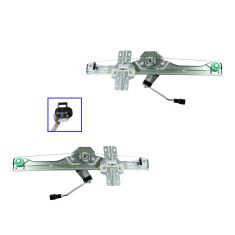 07-11 Acadia; 08-11 Enclave; 07-10 Outlook; 09-11 Traverse Rear Door Pwr Wdw Reg PAIR