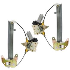 02-06 Nissan Altima Rear Door Power Window Regulator w/Motor PAIR