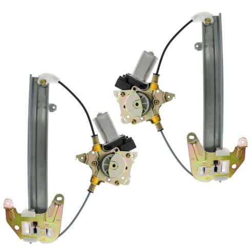 02-06 Nissan Altima Rear Door Power Window Regulator w/Motor PAIR