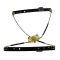 07-12 Audi Q7 Front Door Power Window Regulator w/o Motor PAIR