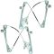 00-07 Ford Focus (exc Coupe) Front Door Window Regulator w/o Motor PAIR