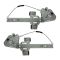 00-05 Pontiac Bonneville Rear Door Window Regulator w/o Motor PAIR