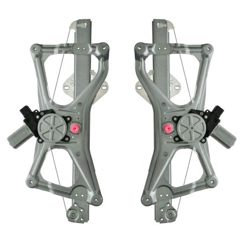 06-11 Acura CSX, Honda Civic Sedan, Civic Hybrid Front Door Power Window Regulator w/Motor PAIR