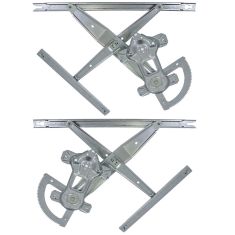 99-11 F250SD, F350SD; 99-03 F450SD, F550SD; 00-05 Excursion Frnt Door Pwr Wdw Reglatr w/o Motor PAIR