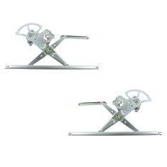 07-12 Lexus ES350 Front Door Power Window Regulator w/o Motor PAIR