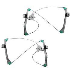 00-06 BMW 3 Series Coupe & Conv; 01-06 M3 Power Window Regulator w/Motor PAIR