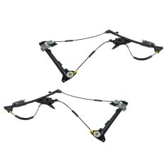 95-02 VW Cabrio (Golf Convertible) Power Window Regulator w/o Motor PAIR