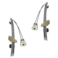 94-97 Honda Accord Sedan Front Door Manual Window Regulator PAIR