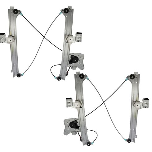 00-07 GM Pickup Window Regulator Rear Pair
