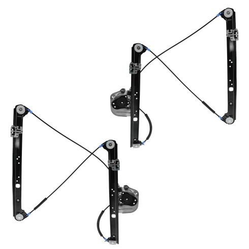 00-06 BMW X5 Power Window Regulator w/o Motor Pair