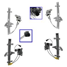 97-05 Century; 97-04 Regal; 98-02 Intrigue Front/Rear Power Window Regulator & Motor Kit (Set of 4)