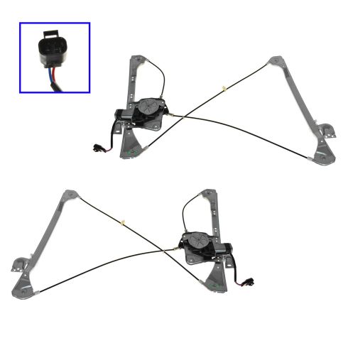 99-05 Pontiac Grand Prix; Alero 2dr Pwr Window Reg w/Mtr Pair HQ