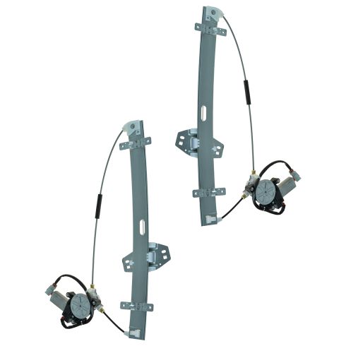 03-06 Acura MDX Front Door Power Window Regulator w/Motor RF (HQ)