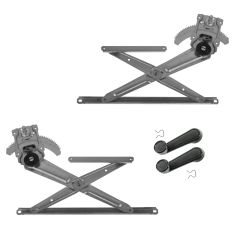 84-89 4Runner; 84-88 Toyota Pickup Widnow Regulators with Crank Handles Kit