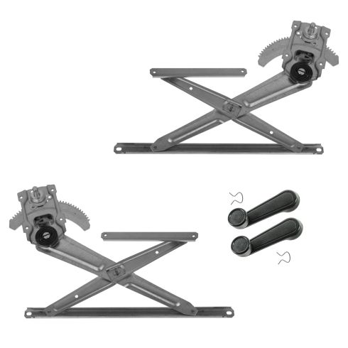 84-89 4Runner; 84-88 Toyota Pickup Widnow Regulators with Crank Handles Kit