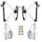 99-04 Alero; 99-05 Grand Am 4DR Front & Rear Door Pwr Wdw Reg w/Motors & Sash Clip Kit (Set of 12)