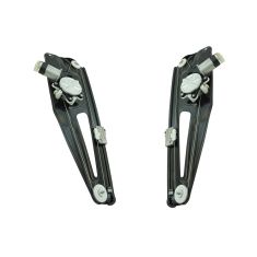 03-09 Land Rover Range Rover Rear Door Power Window Regulator w/Motor Pair