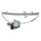 Front Rear Window Reg w Motor 4pc Set
