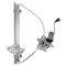 Front Rear Window Reg w Motor 4pc Set
