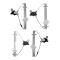 Power Window Motor & Regulator Assembly Set