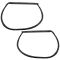 77 Chevy Corvette (w/18 Pin Style); 78-82 Corvette OE Type Latex T-Top Roof Weatherstrip Seal PAIR