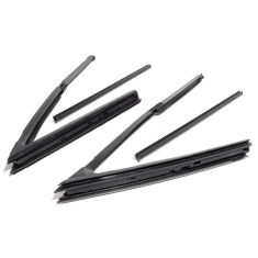 1964-65 Vent Window Weatherstrip set Convertible & 2 Door Hardtop