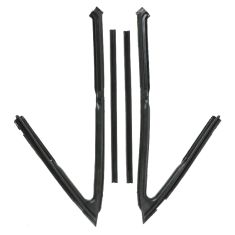 1962-67 Vent Window Weatherstrip set Convertible & 2 Door Hardtop