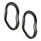 59-60 Chevy El Camino Door Weatherstrip PAIR (Clip On)