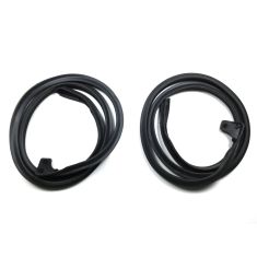 66-67 Jeep Commando; 66-73 Jeepster Lower Door Molded Weatherstrip Seal PAIR