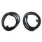 66-67 Jeep Commando; 66-73 Jeepster Lower Door Molded Weatherstrip Seal PAIR