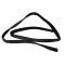 1980-86 Ford F-Series Pickup Complete Weatherstrip Kit for Trucks WITH Plastic Chrome Window Trim