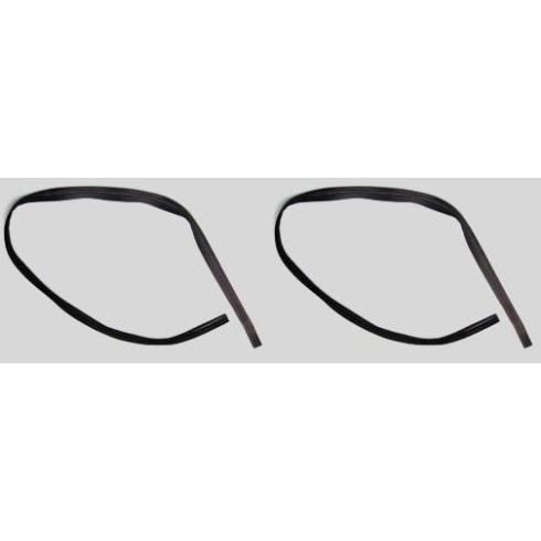 1964-72 Chevy El Camino Door Glass Run Weatherstrip PAIR