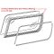 1980-96 Ford Bronco w/Removeable Top 1/4 Glass W/Strip Seal w/o Mldg LH = RH