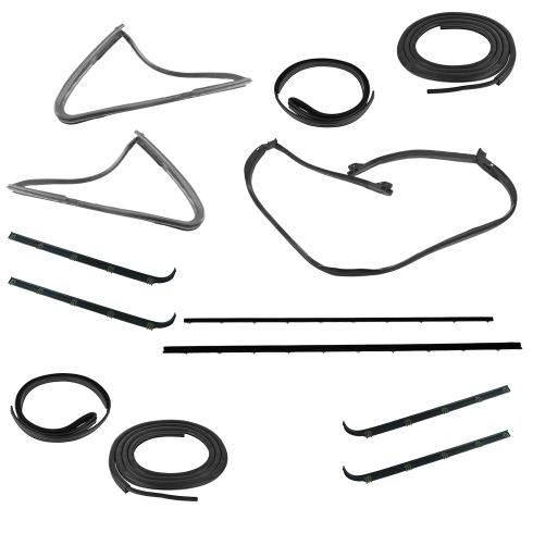 87-91 Ford Bronco Weatherstrip Kit
