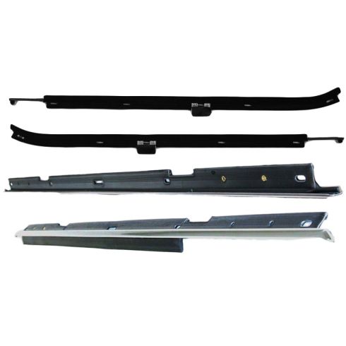 80-90 Chevy Caprice, Impala 4 Door Outer Belt Window Sweep (Set of 4)