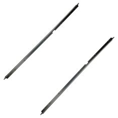 81-88 Chevy Monte Carlo Outer Window Sweep w/o Reveal Mldg PAIR