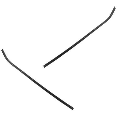 69-82 Chevy Corvette Coupe Door Outer Window Sweep PAIR